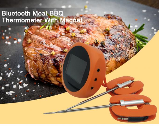 BARBECUE futé Oven Meat Thermometer de Bluetooth avec 6 sondes de catégorie comestible