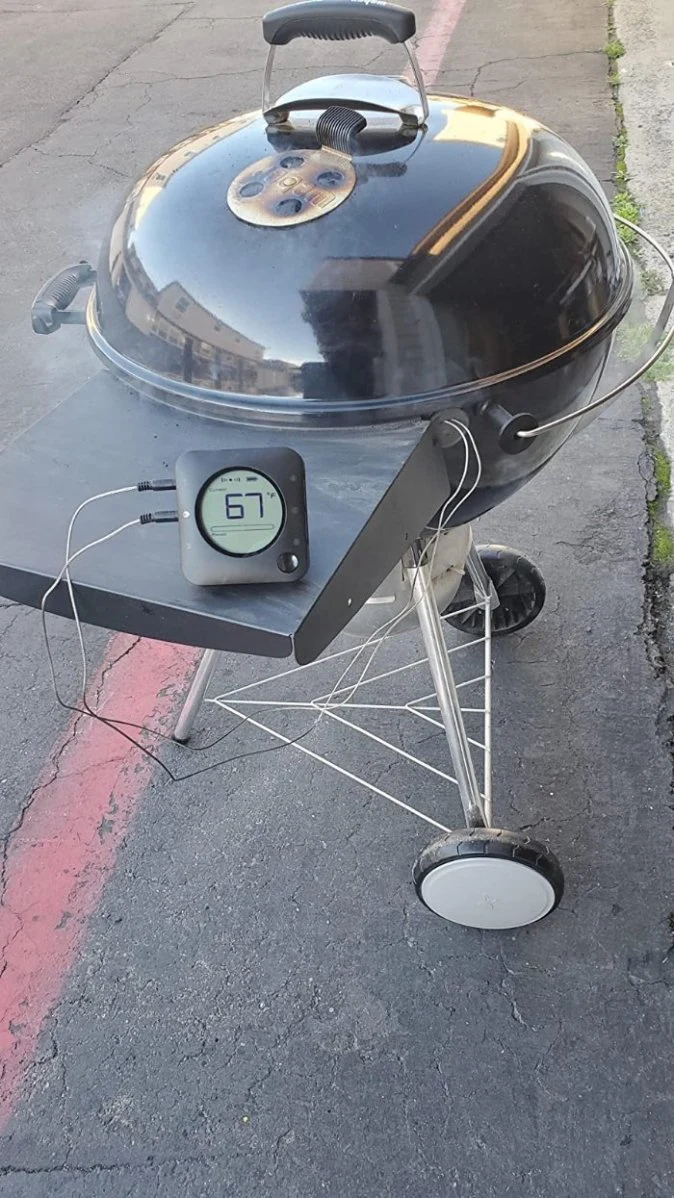 Thermomètre de viande sans fil de sonde de 6 viandes faisant cuire la radio de thermomètre de viande de nourriture pour le thermomètre de gril de BARBECUE de fumeur