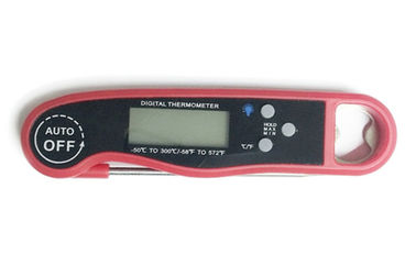 Foldable Probe Instant Read Meat Thermometer With Bright Lcd Backlight Display