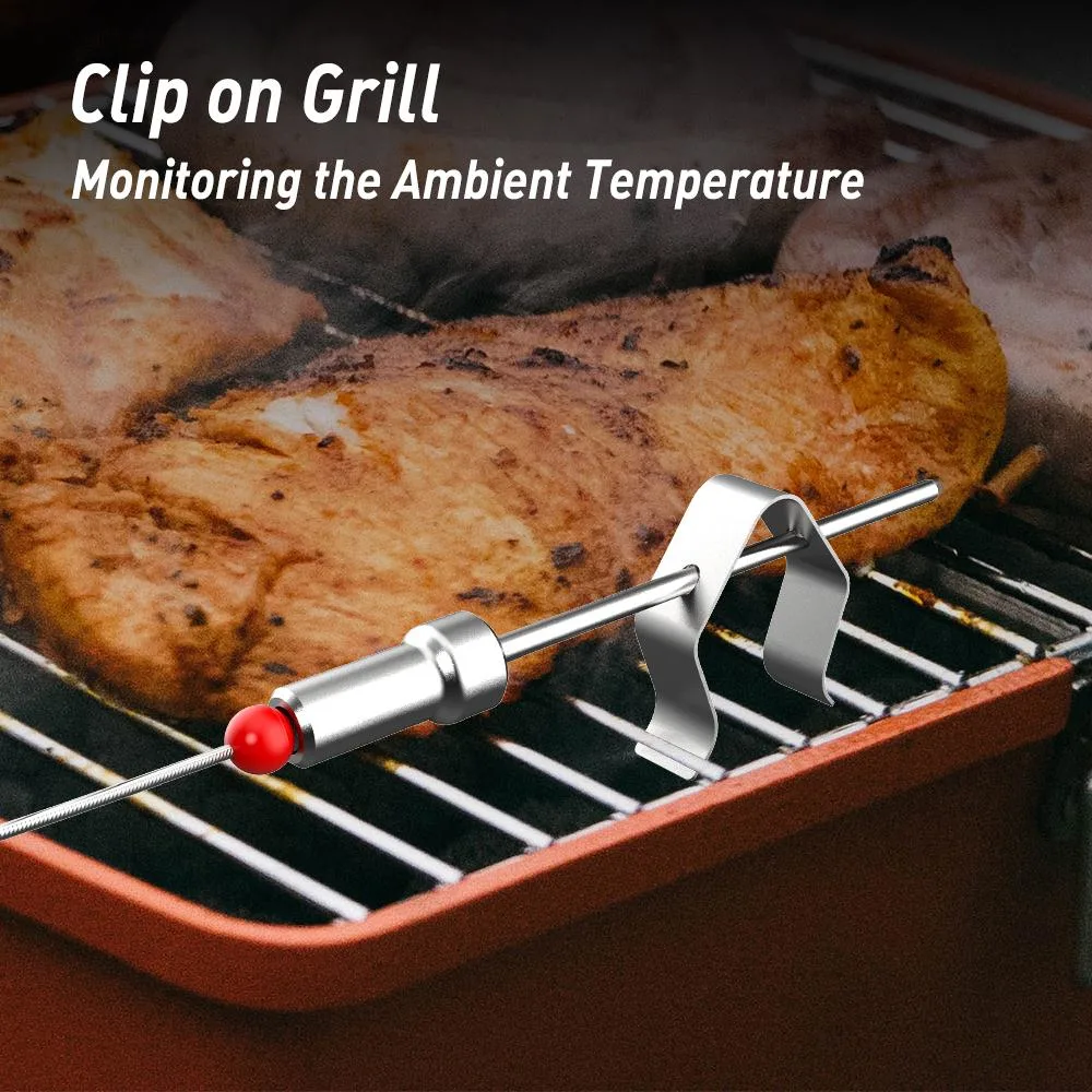 Thermomètre de viande sans fil de BARBECUE de Digital WiFi avec USB Oven Thermometer pour le BARBECUE